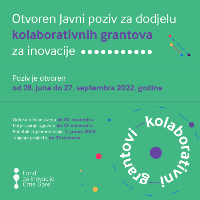 javni poziv za dodjelu kolaborativnih grantova